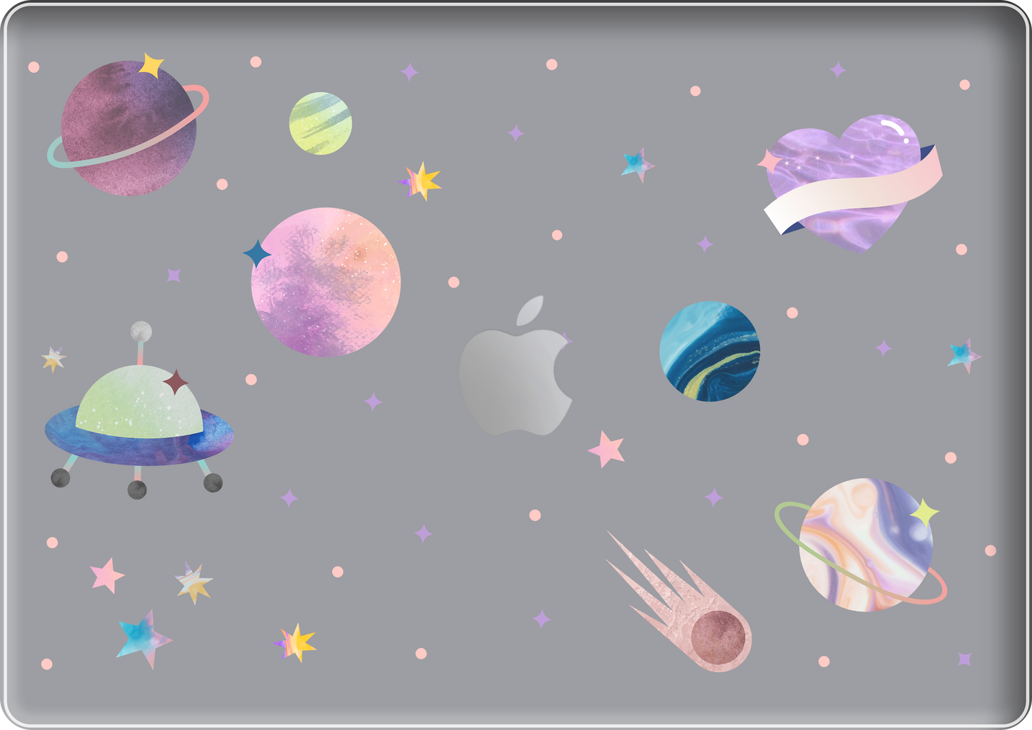 MacBook Snap Case - Pink Planet