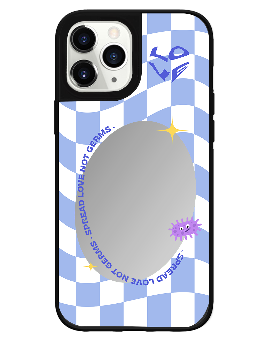 iPhone Mirror Grip - Spread Love, Not Germs
