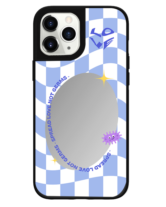 iPhone Mirror Grip Case - Spread Love, Not Germs