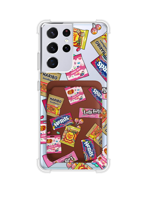 Android Magnetic Wallet Case - Sweet and Gummies