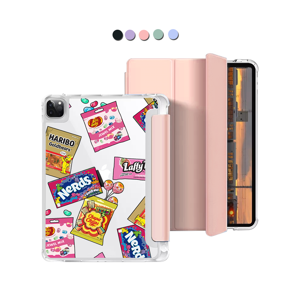 iPad Macaron Flip Cover - Sweet & Gummies