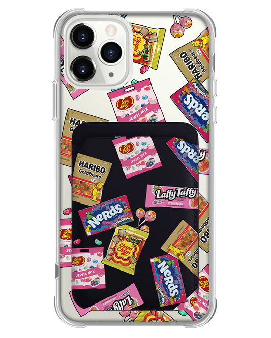 iPhone Magnetic Wallet Case - Sweet and Gummies