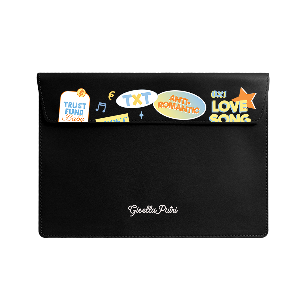 Vegan Leather Sleeve - TXT Sticker Pack