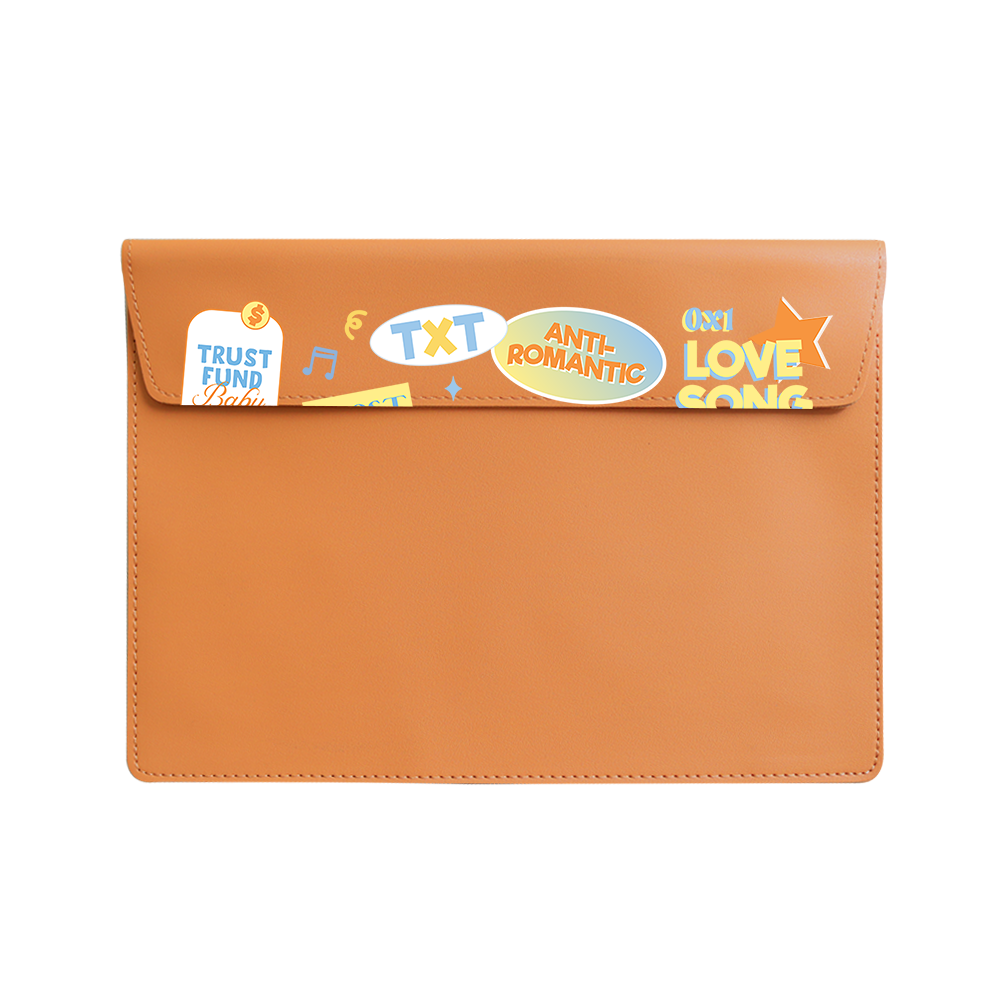 Vegan Leather Sleeve - TXT Sticker Pack