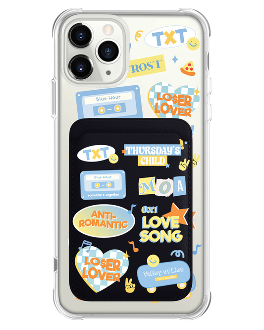 iPhone Magnetic Wallet Case - TXT Sticker Pack