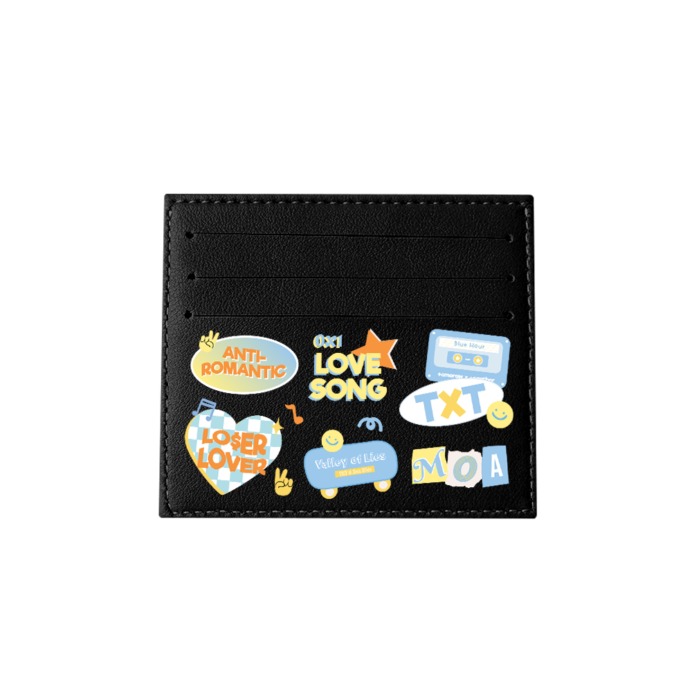 6 Slots Card Holder - TXT Sticker Pack