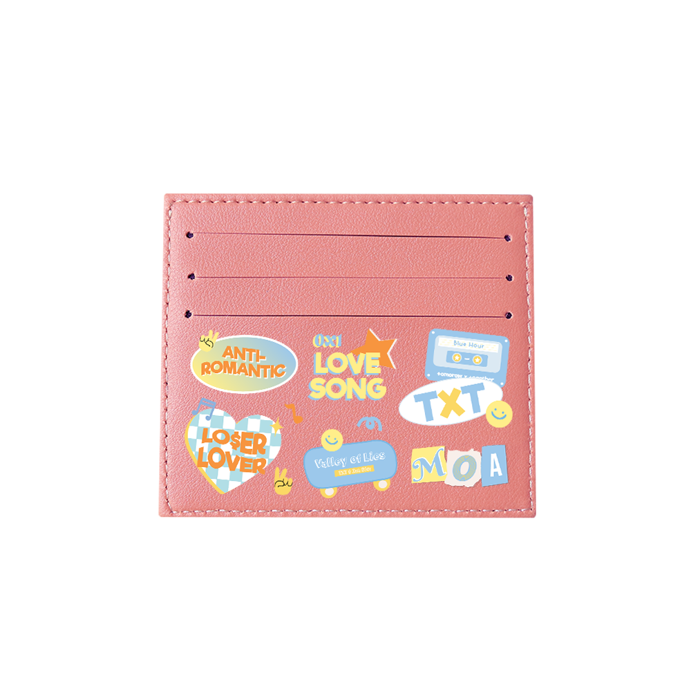 6 Slots Card Holder - TXT Sticker Pack