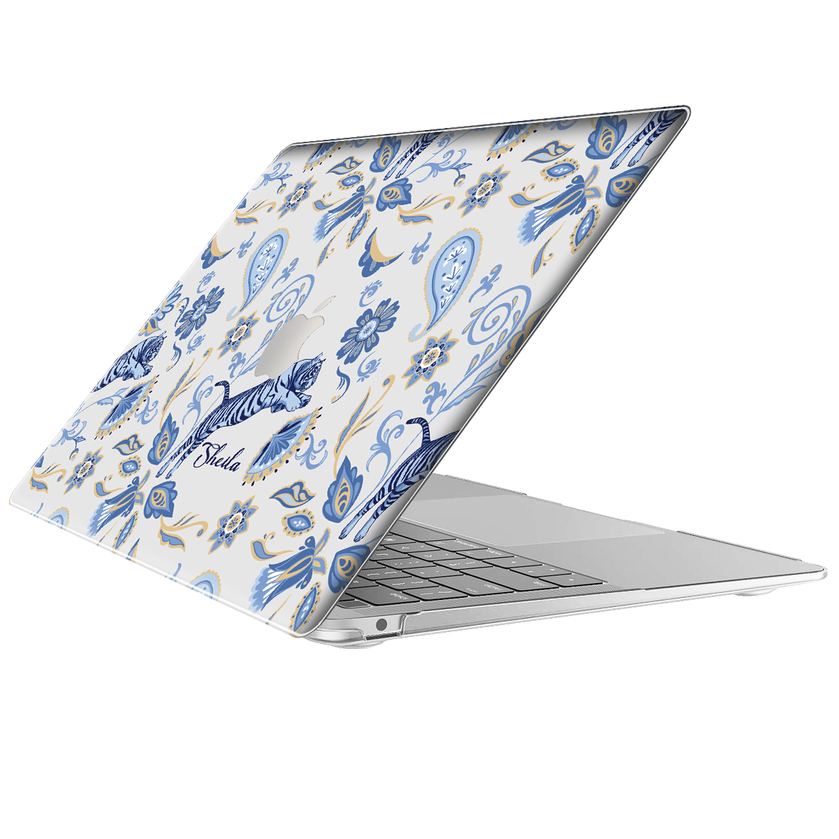 Macbook Snap Case - Tiger & Floral
