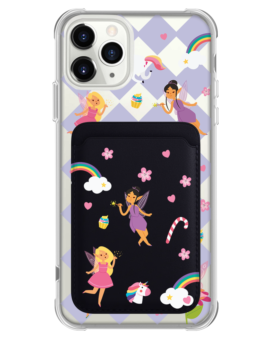 iPhone Magnetic Wallet Case - Tiny Fairy