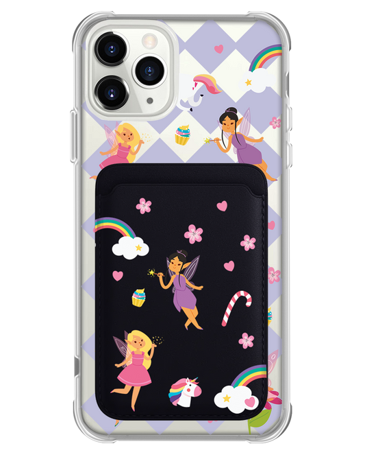 iPhone Magnetic Wallet Case - Tiny Fairy