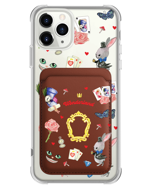 iPhone Magnetic Wallet Case - Wonderland