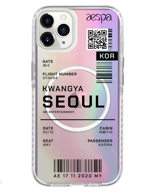 iPhone Rearguard Holo - Aespa Kwangya Ticket