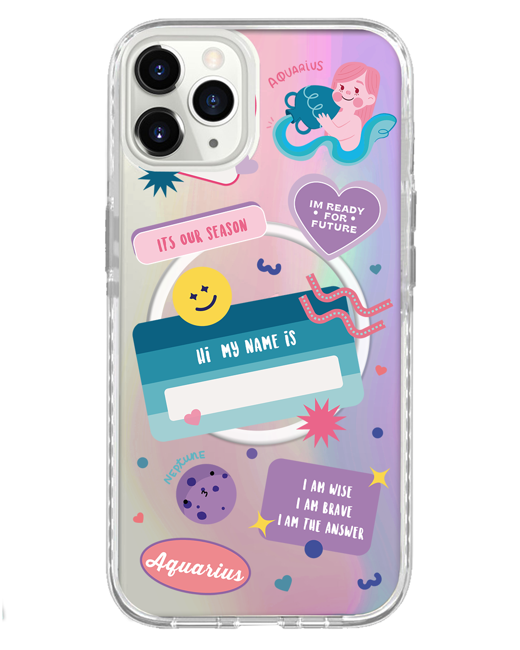 iPhone Rearguard Holo - Aquarius