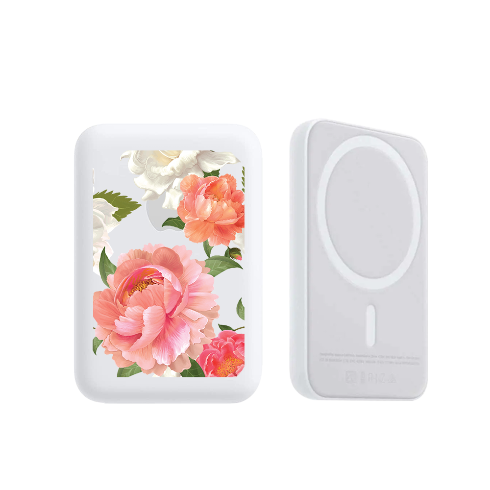 Magnetic Wireless Powerbank - August Peony