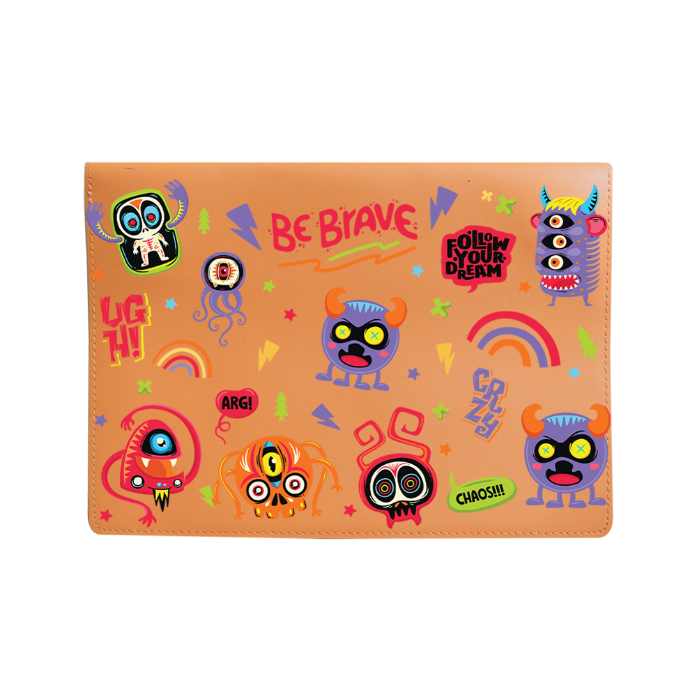 Vegan Leather Sleeve - Baby Monster