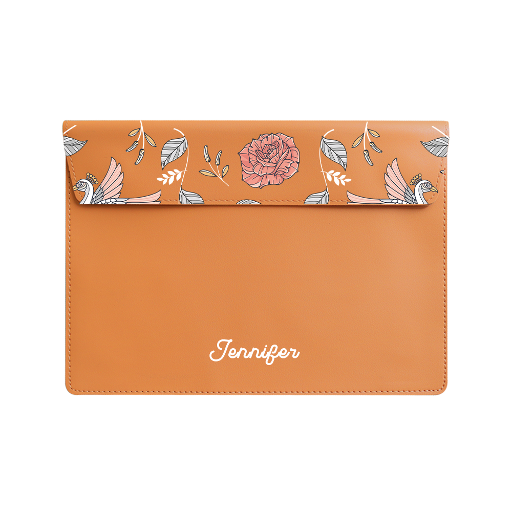 Vegan Leather Sleeve - Bird of Paradise 1.0