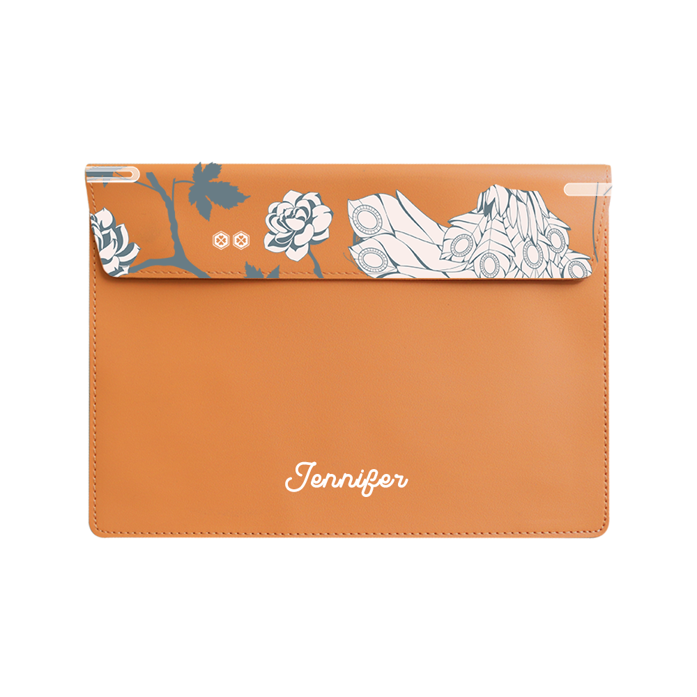 Vegan Leather Sleeve - Bird of Paradise 2.0