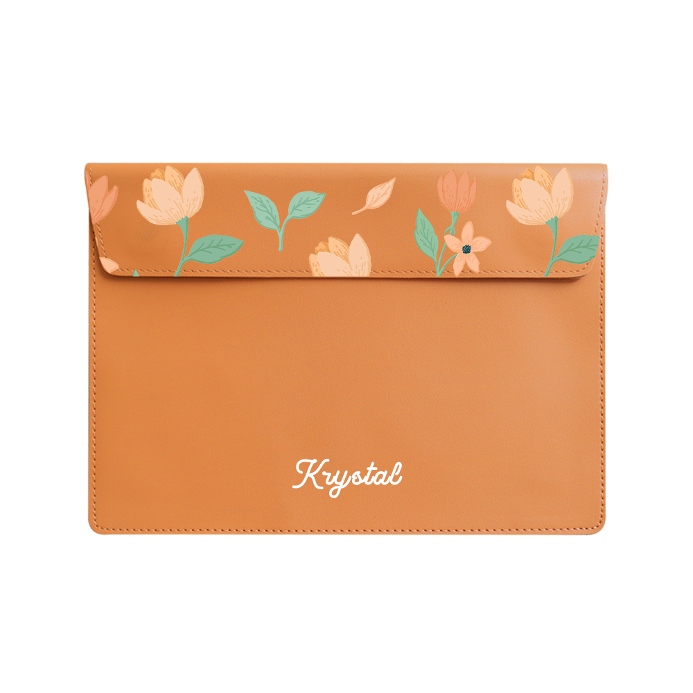 Vegan Leather Sleeve - Birth Flower 4.0