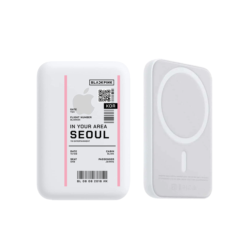 Magnetic Wireless Powerbank - Blackpink In Your Area Ticket
