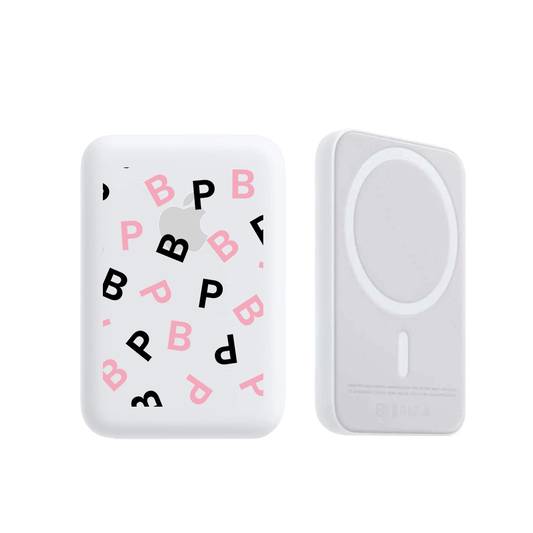 Magnetic Wireless Powerbank - Blackpink Monogram