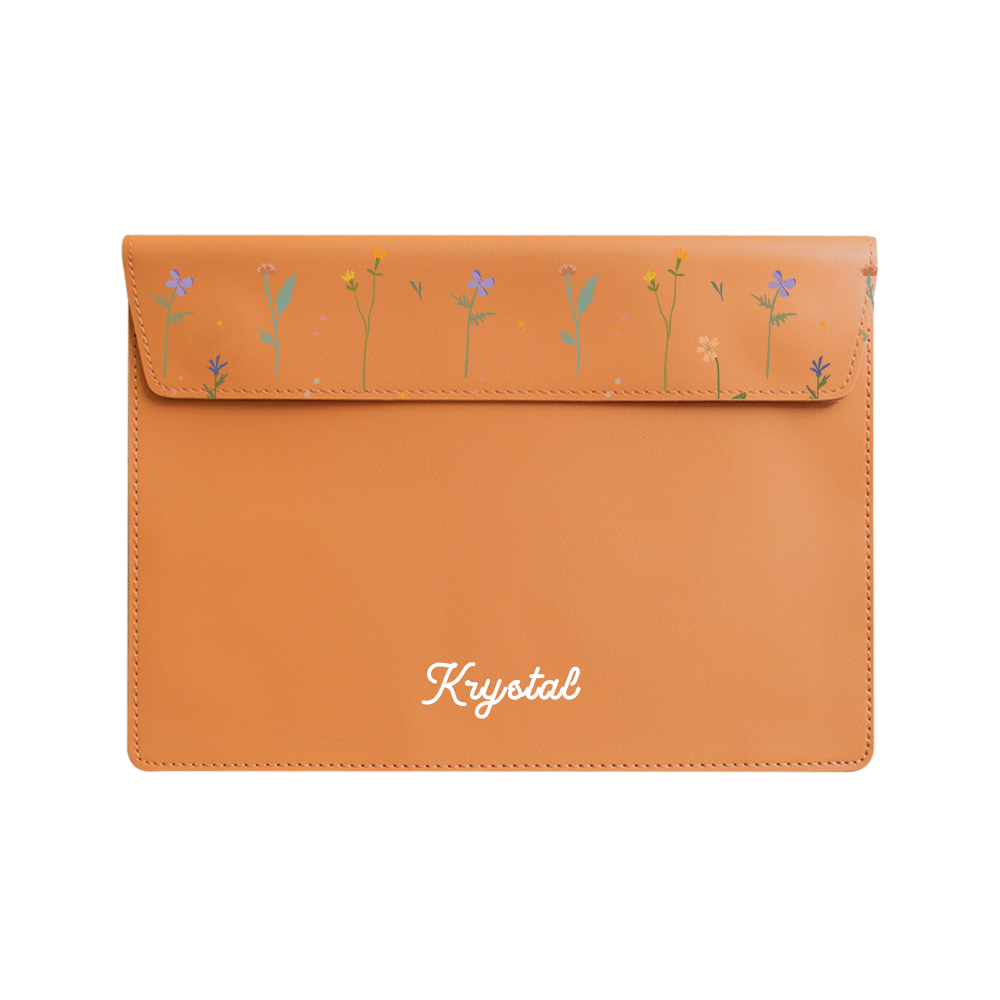 Vegan Leather Sleeve - Botanical Garden 2.0
