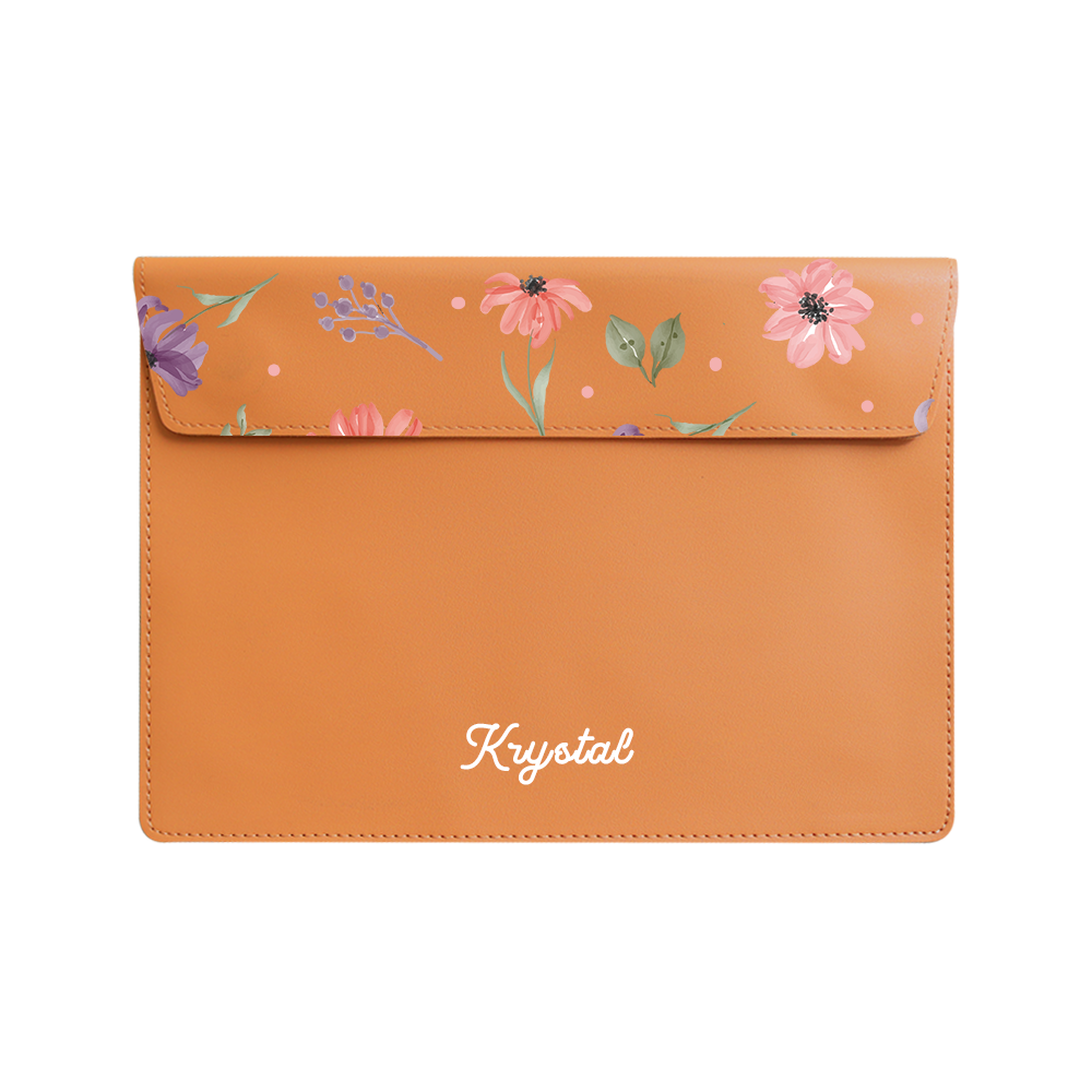 Vegan Leather Sleeve -Botanical Garden 3.0