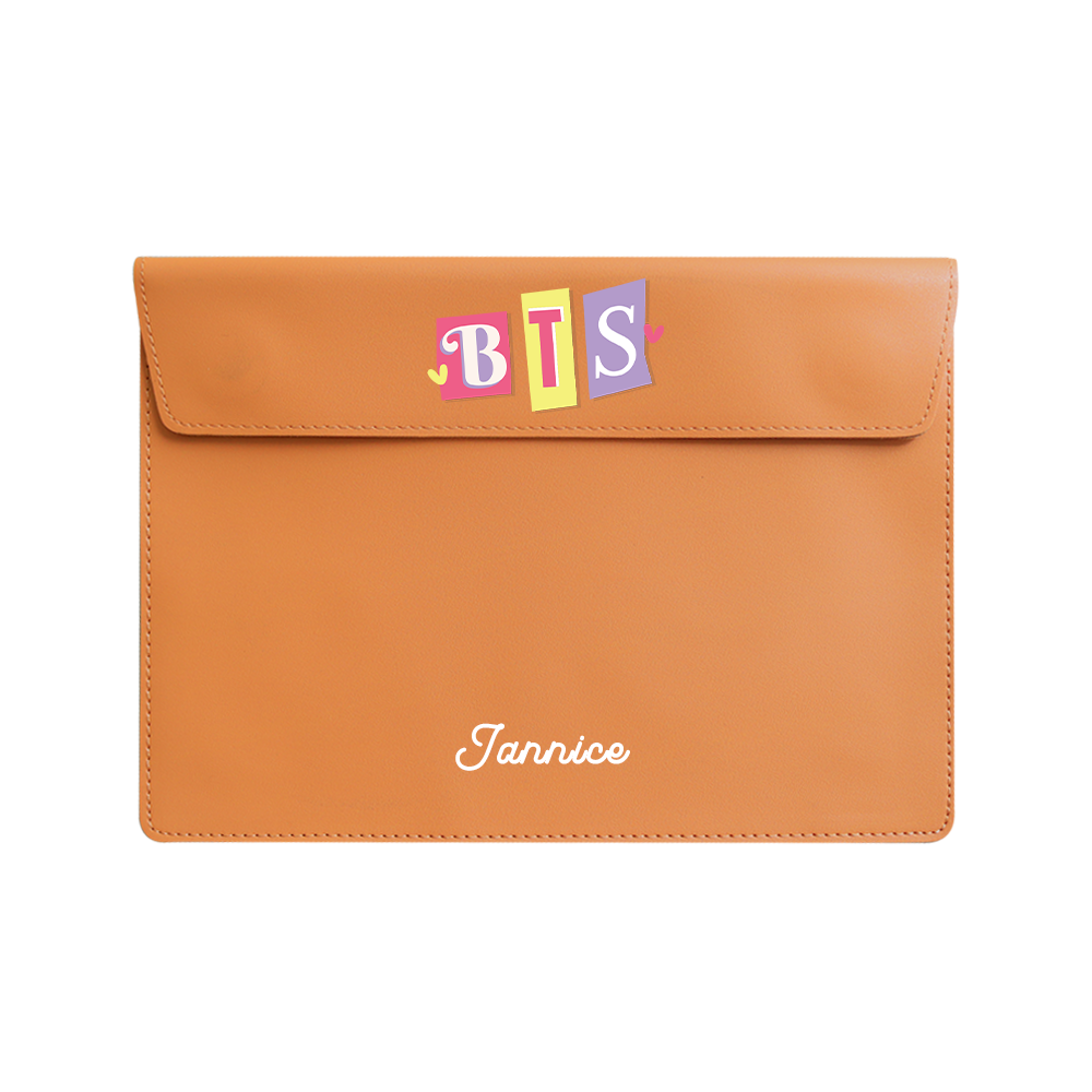 Vegan Leather Sleeve - BTS Members