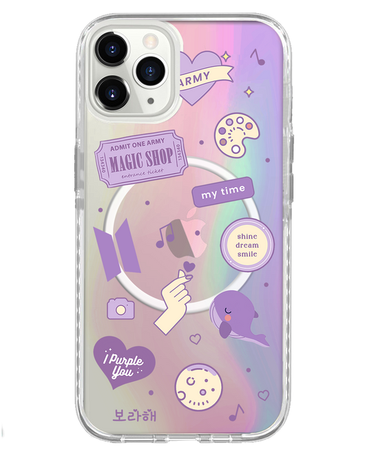 iPhone Rearguard Holo - BTS Sticker Pack