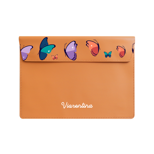 Vegan Leather Sleeve - Butterfly