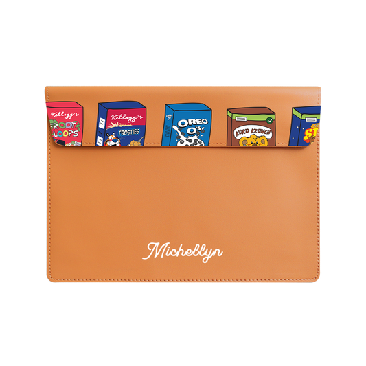 Vegan Leather Sleeve - Cereal