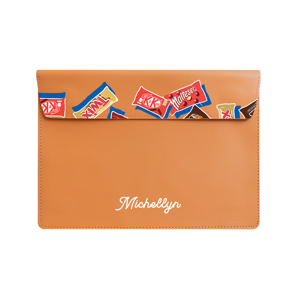 Vegan Leather Sleeve - Choco Sweet