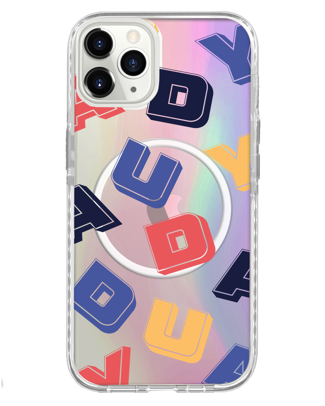 iPhone Rearguard Holo - Cool Monogram