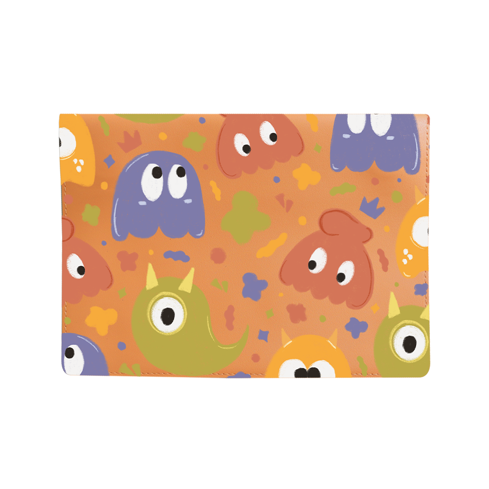 Vegan Leather Sleeve - Cute Monster 1.0