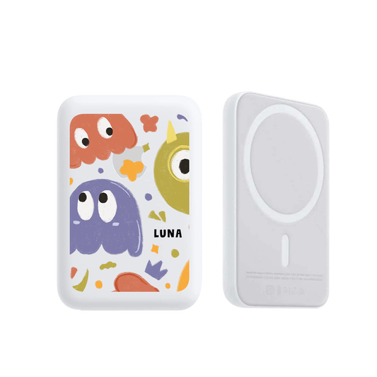 Magnetic Wireless Powerbank - Cute Monster 1.0
