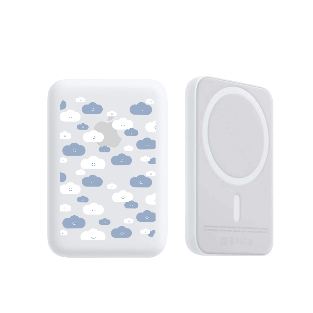 Magnetic Wireless Powerbank - Dark Clouds