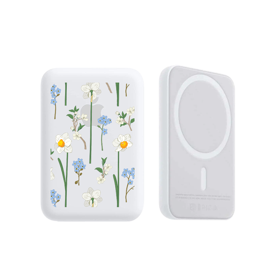 Magnetic Wireless Powerbank - December Narcissus