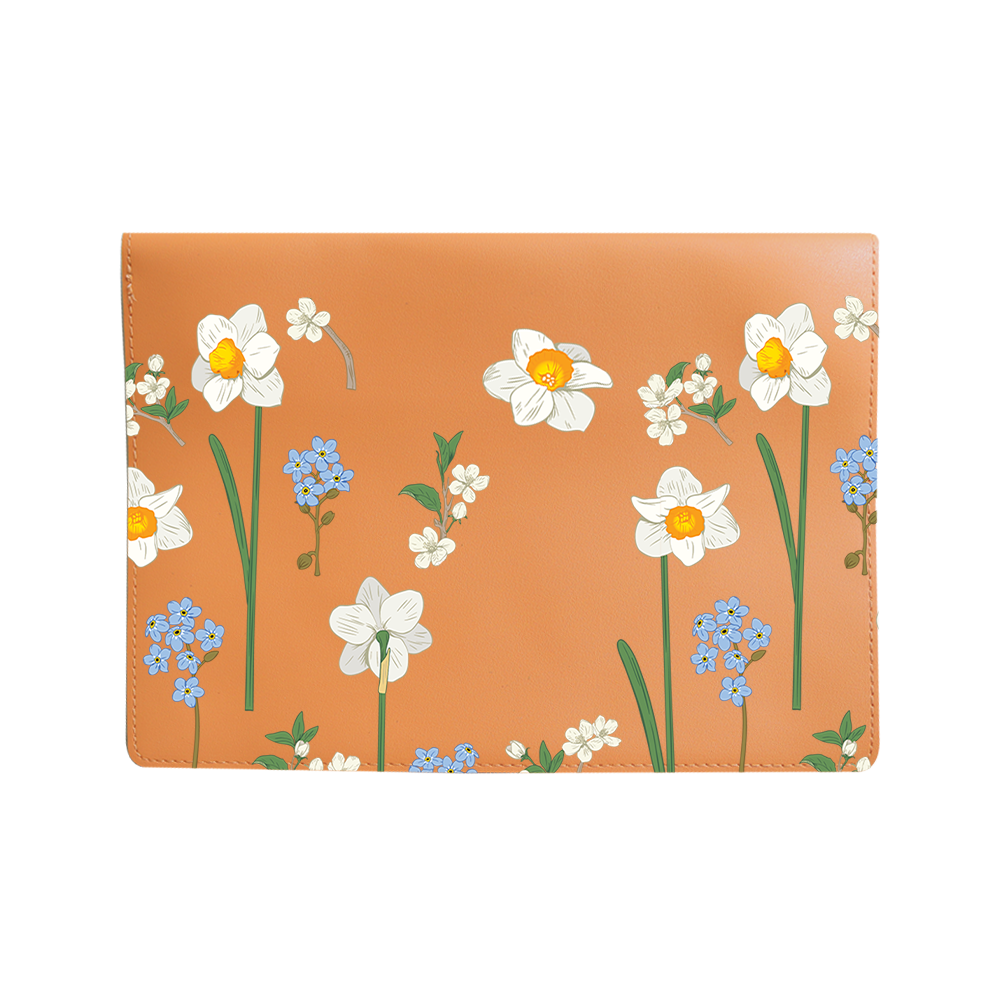 Vegan Leather Sleeve - December Narcissus