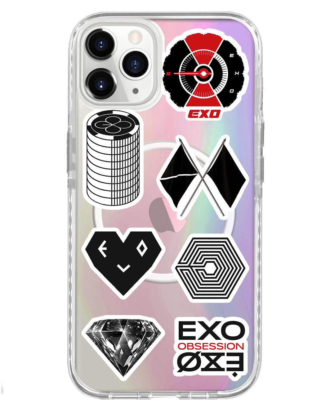 iPhone Rearguard Holo - EXO Sticker Pack