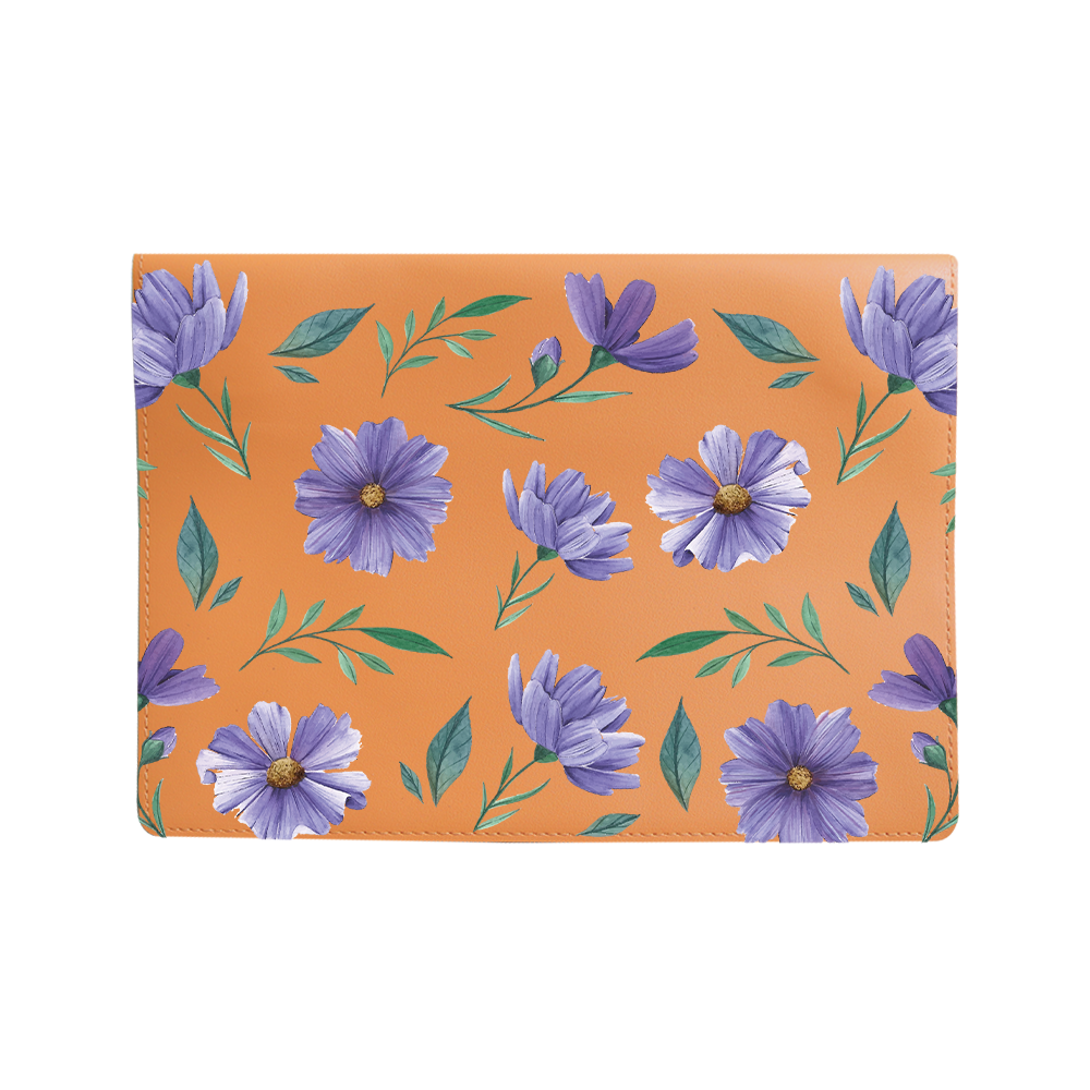 Vegan Leather Sleeve - February Violets