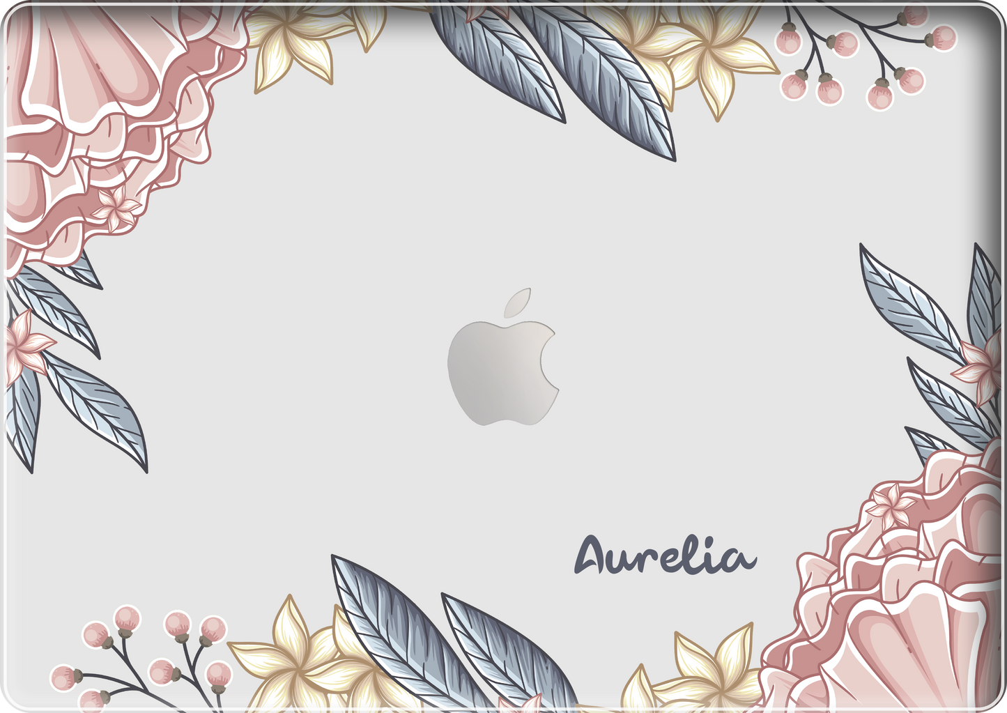 Macbook Snap Case - Pink Floral