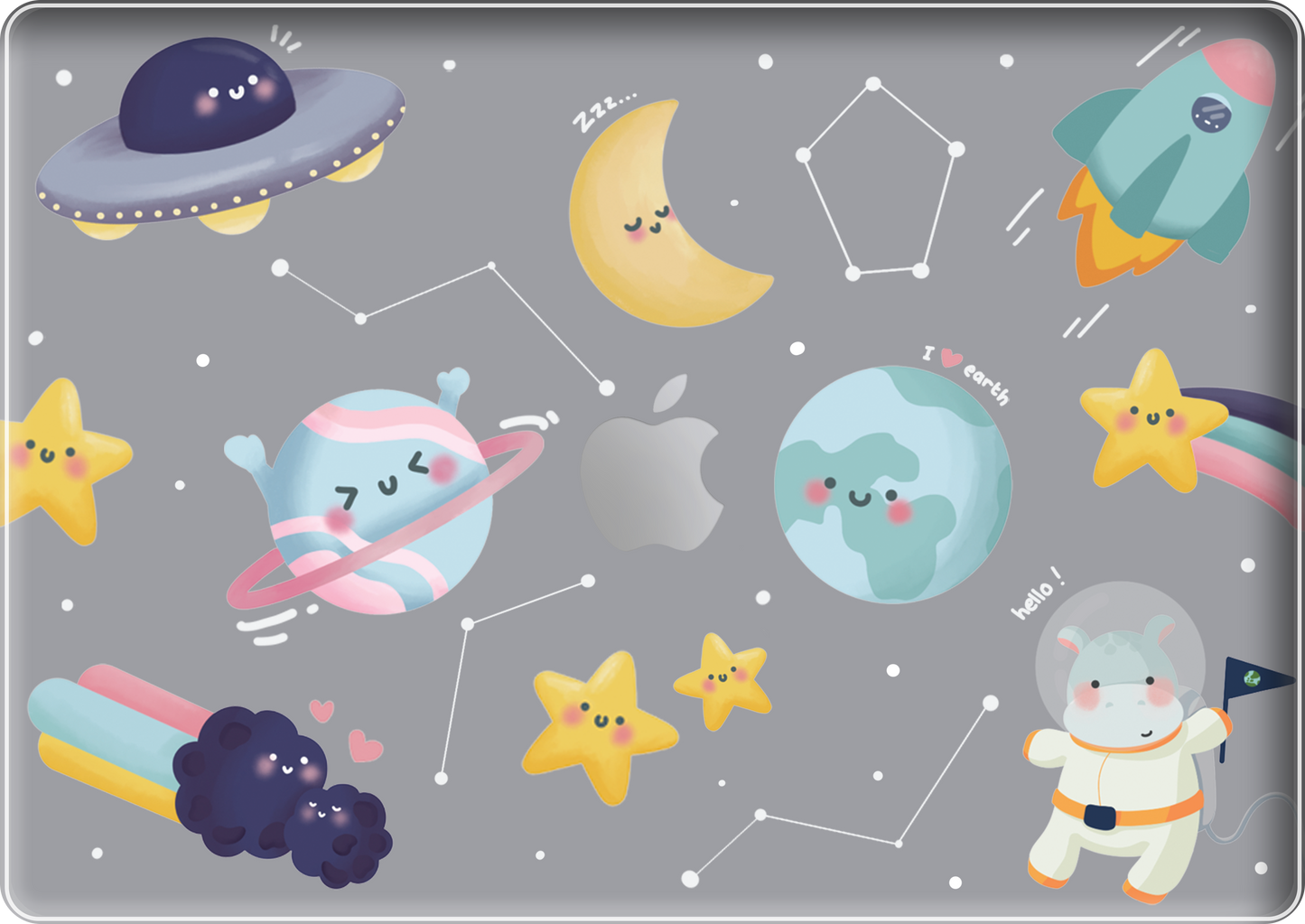 MacBook Snap Case - Galaxy (Artevefacts)
