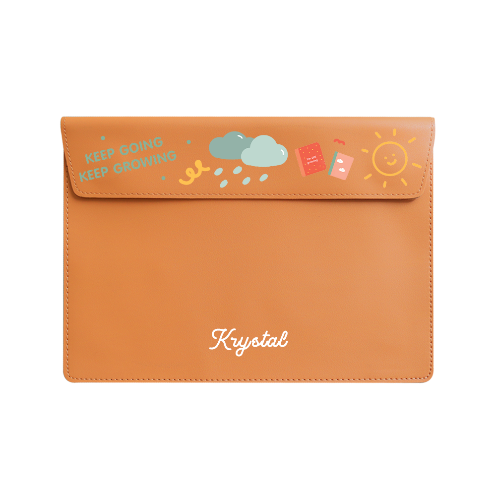 Vegan Leather Sleeve - Grow