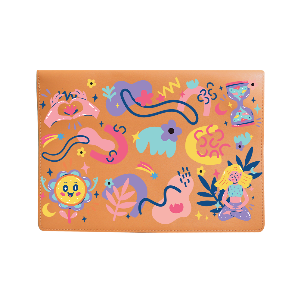 Vegan Leather Sleeve - Heather