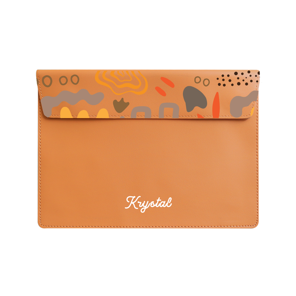 Vegan Leather Sleeve - Hello Autumn