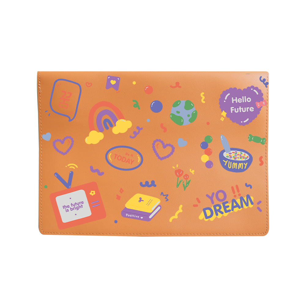 Vegan Leather Sleeve - Hello Future