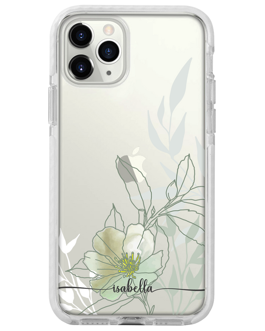 iPhone Rearguard Bumper - Greentmint Lily