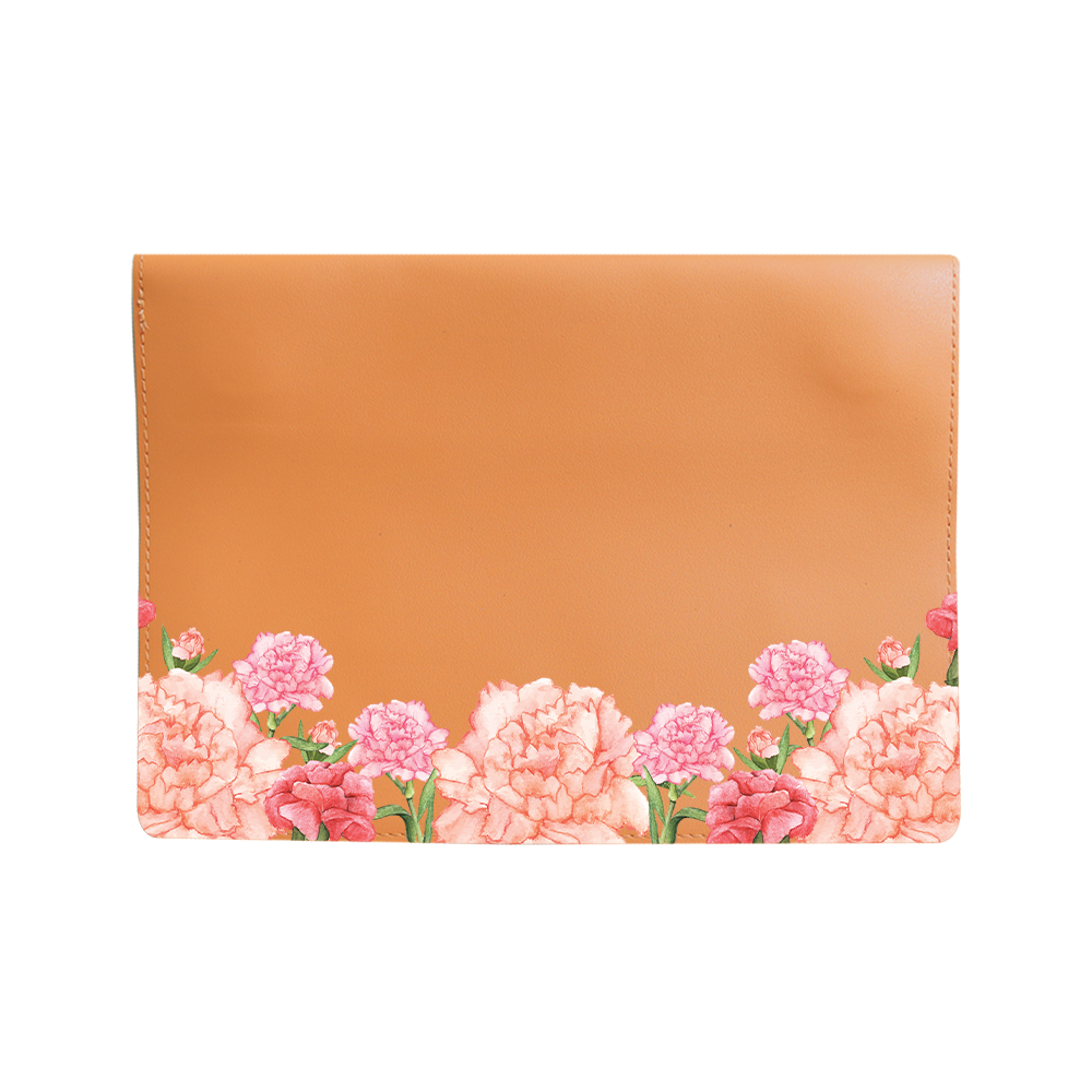 Vegan Leather Sleeve - January Carnation