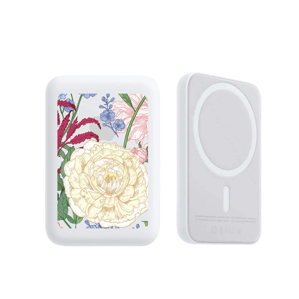 Magnetic Wireless Powerbank - July Delphinium
