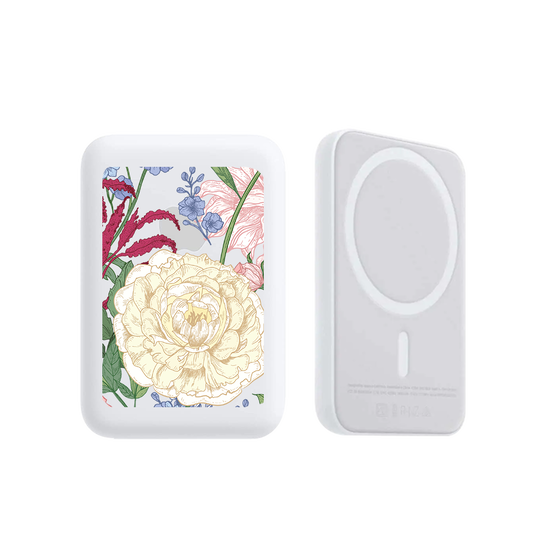 Magnetic Wireless Powerbank - July Delphinium