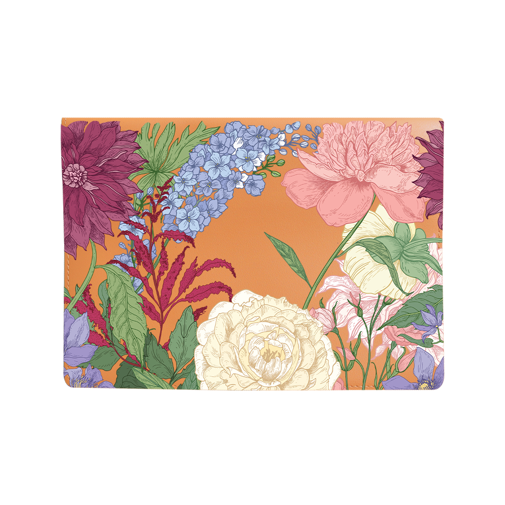 Vegan Leather Sleeve - July Delphinium